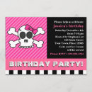 Recherche de crâne punk invitations Fille