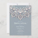 Recherche de coeur romantique invitations Vintage
