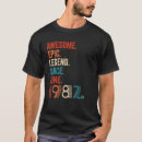 Suche nach legende seit 1982 tshirts Phantastisch