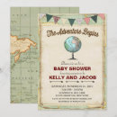 Suche nach vintage travel einladungen Babyparty