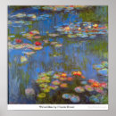 Recherche de nenuphars posters Claude