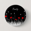 Recherche de rouge blanc noir badges Pavot