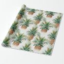 Recherche de motif hawaïen papier cadeau Ananas