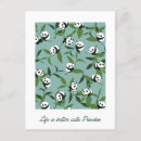 Recherche de motif panda cartes postales Pour tous