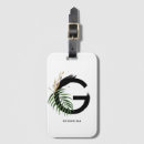 Recherche de lettre g bagages étiquettes Monogramme