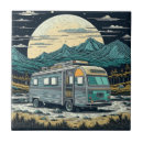 Recherche de pleine lune carreaux Bleu