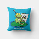 Recherche de grenouille verte coussins Dessin