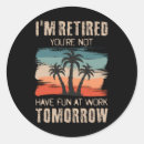 Recherche de pensionné autocollants Retraité