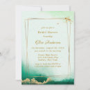 Recherche de emerald green bridal shower invitations Aquarelle