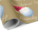 Recherche de golf drôle papier cadeau Père noël