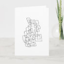 Recherche de dessin trait vœux cartes Noir et blanc