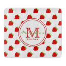 Recherche de fraises rouges planches à découper Motif