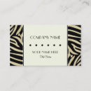Recherche de zèbre rayé cartes visite Élégant