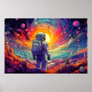 Recherche de monde imaginaire posters Astronaute