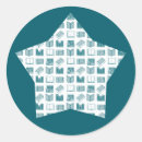 Recherche de motif turquoise autocollants Bleu