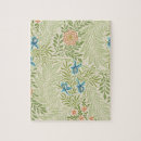 Recherche de motif papier peint puzzles William morris