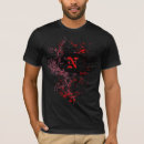 Suche nach monogramm n tshirts Brief