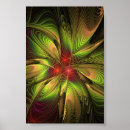 Recherche de fleur fractale posters Fleurs