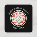 Recherche de pizza pepperoni cartes visite Pour tous