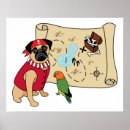Recherche de carte de trésor posters Pirate