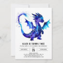 Recherche de dragon anniversaire invitations Conte de fées
