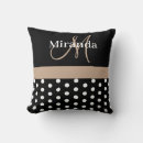 Recherche de noir et beige coussins Pour elle