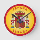 Recherche de l espagne horloges Patriotique
