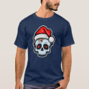 Recherche de navidad de feliz tshirts Crâne