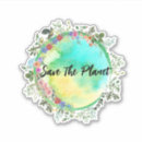 Recherche de planètes autocollants Changement climatique