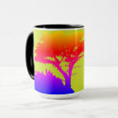 Recherche de arbres silhouette tasses Vintage