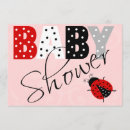 Recherche de red baby shower invitations Pois