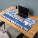 Recherche de chinoiserie tapis souris Bleu et blanc