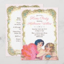 Recherche de poulettes invitations Vintage