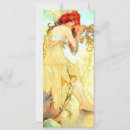 Recherche de mucha vintage invitations Fleurs