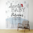 Recherche de christmas backdrops Baby shower santa chapeau