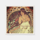 Recherche de mucha serviettes Victorien