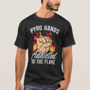 Recherche de pyro tshirts Flamme
