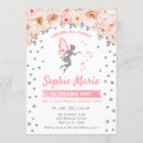 Recherche de fée rose invitations Baby girl