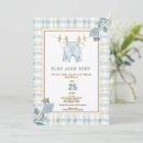 Recherche de denim baby shower invitations Neutre