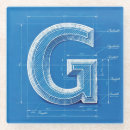 Suche nach buchstabe g untersetzer Monogramm