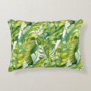 Recherche de feuille banane coussins Aquarelle