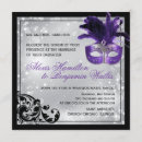 Recherche de masque pourpre invitations Argent