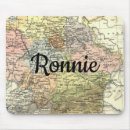 Recherche de cartes historiques tapis souris Rétro