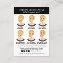 Recherche de sourcil cartes postales Microblading