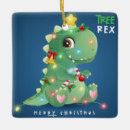 Recherche de t rex dinosaur ornements Joyeux noël