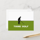 Recherche de joueur golf cartes postales Sports