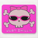 Suche nach rosa schädel mousepads Niedlich