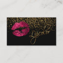 Recherche de lèvres roses cartes visite Lipsense
