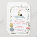 Recherche de alice vintage pays invitations Lapin