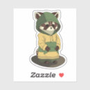 Suche nach cute raccoon aufkleber Waschkrug
